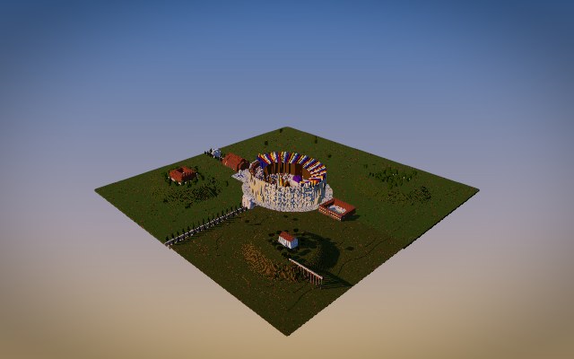The Coliseum: the Arena, the Emperor’s Box and the Colossus Minecraft build