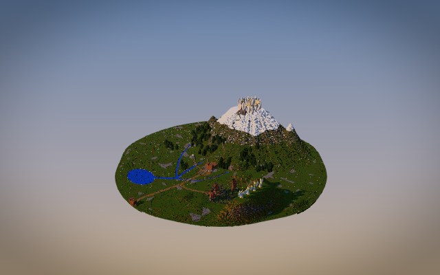 Mount Hermon: the Watchers and the Nephilim Minecraft build