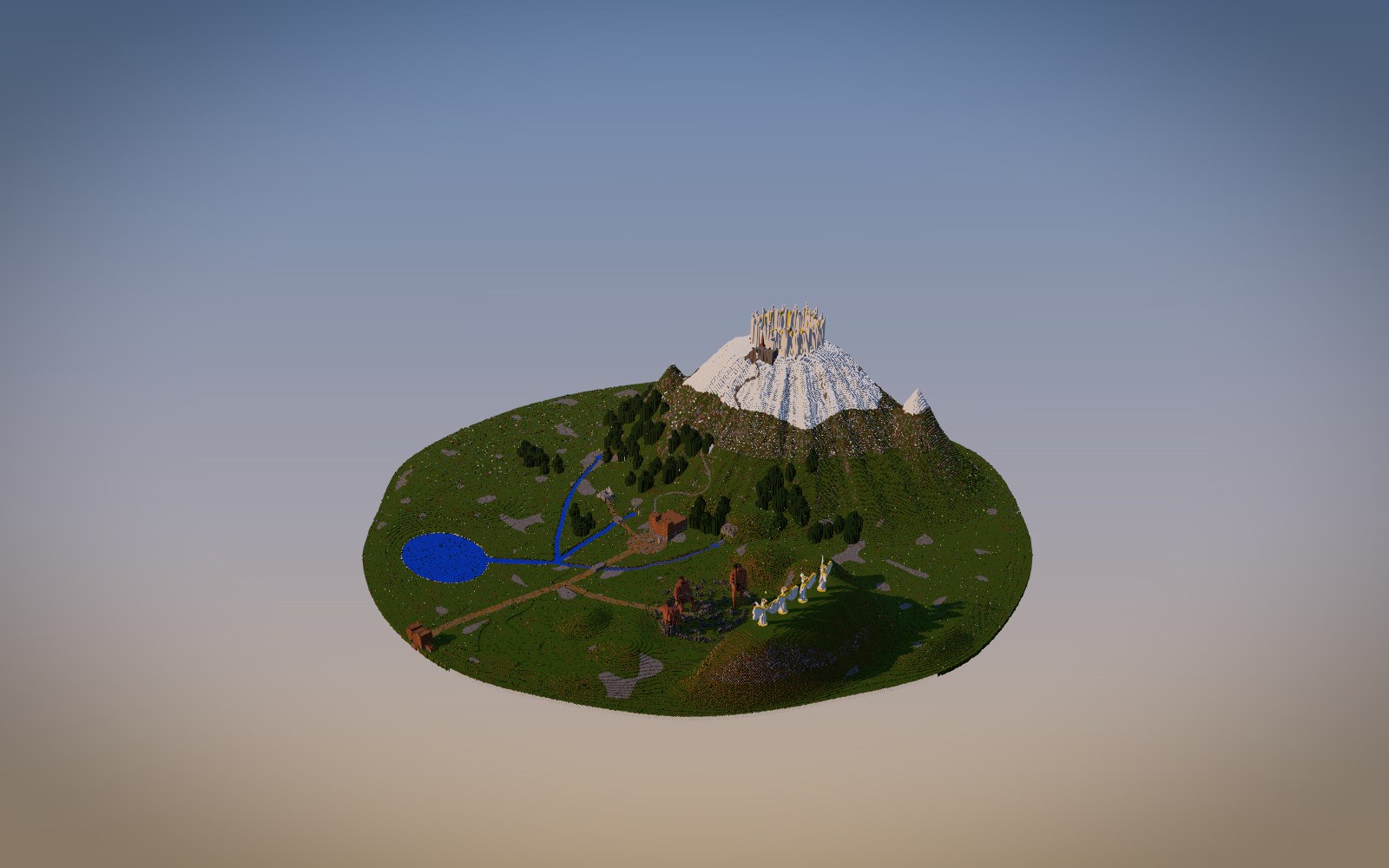 Mount Hermon: the Watchers and the Nephilim Minecraft build cover
