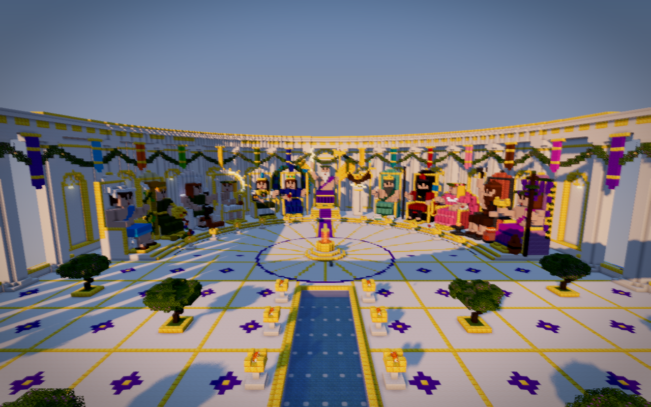 Mount Olympus Minecraft build