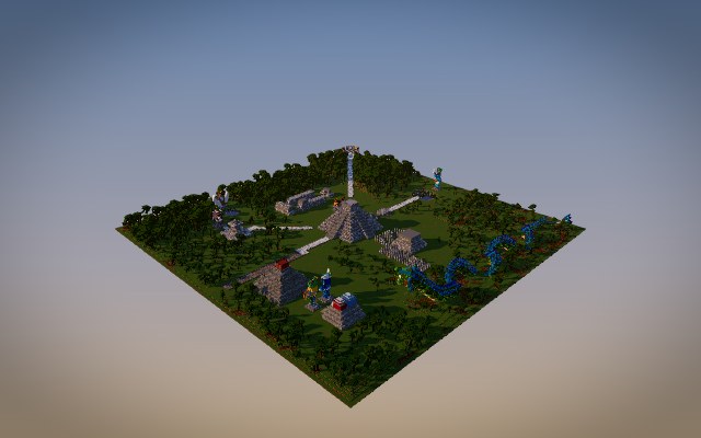 Mesoamerica: the Temple of Kukulkan Minecraft build