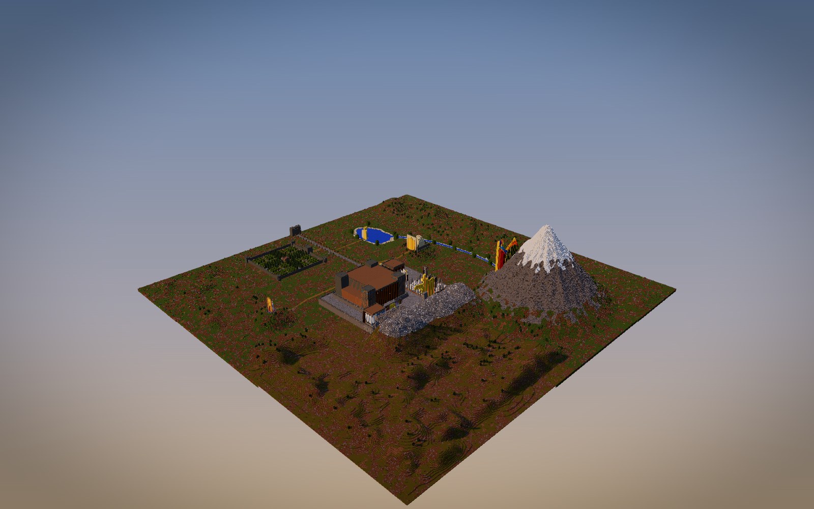 Persia: Persepolis and Mount Damavand Minecraft build cover