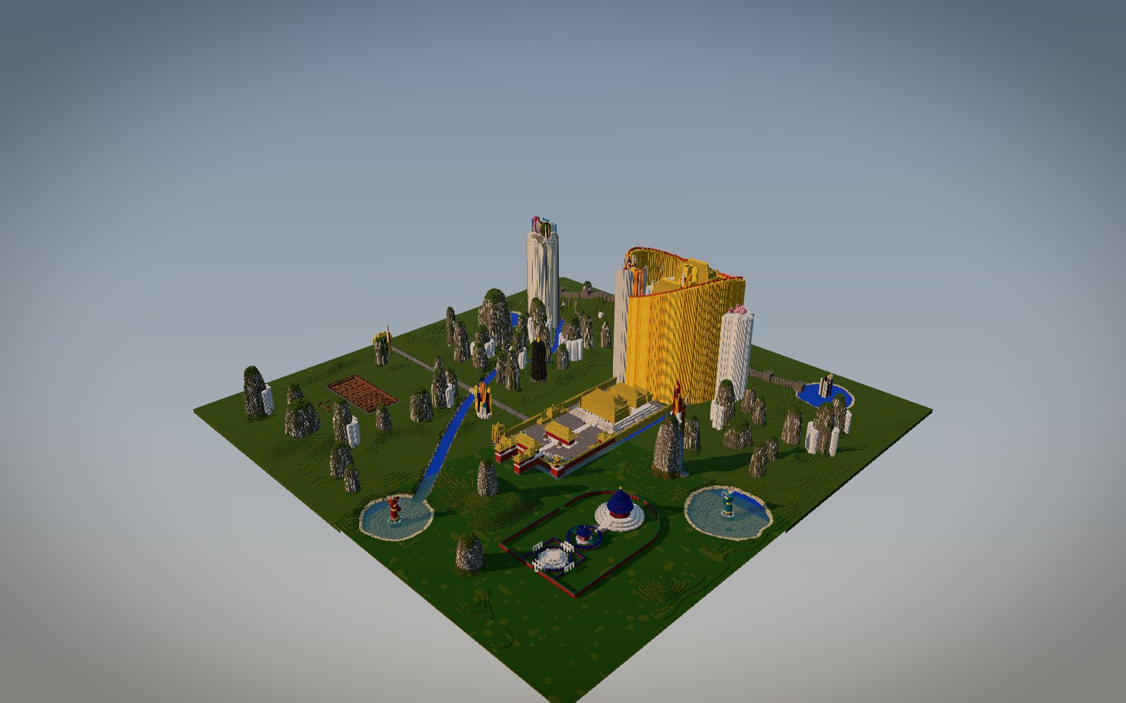 Middle Kingdom: the Forbidden City, Temple of Heaven and Great Wall Minecraft build cover