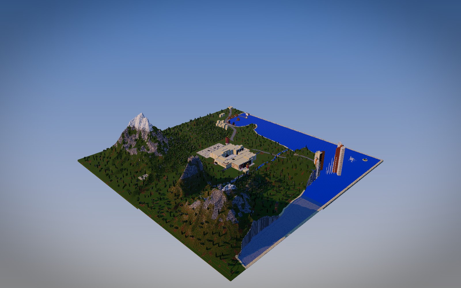 Crete: the Palace of Knossos, the Labyrinth and Daedalus Minecraft build cover