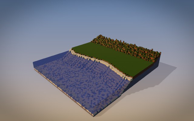 Lakeshore Fishing Village Minecraft build